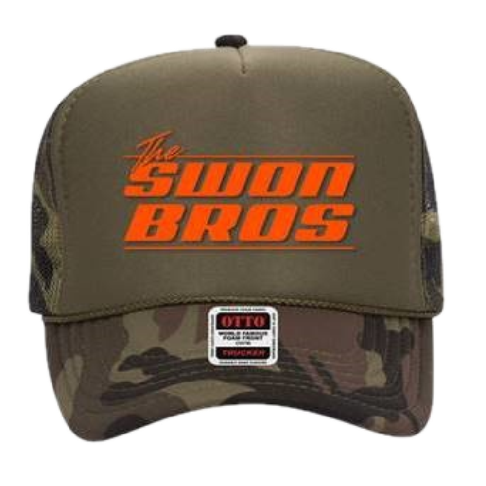 The Swon Brothers Green Camo Trucker Hat