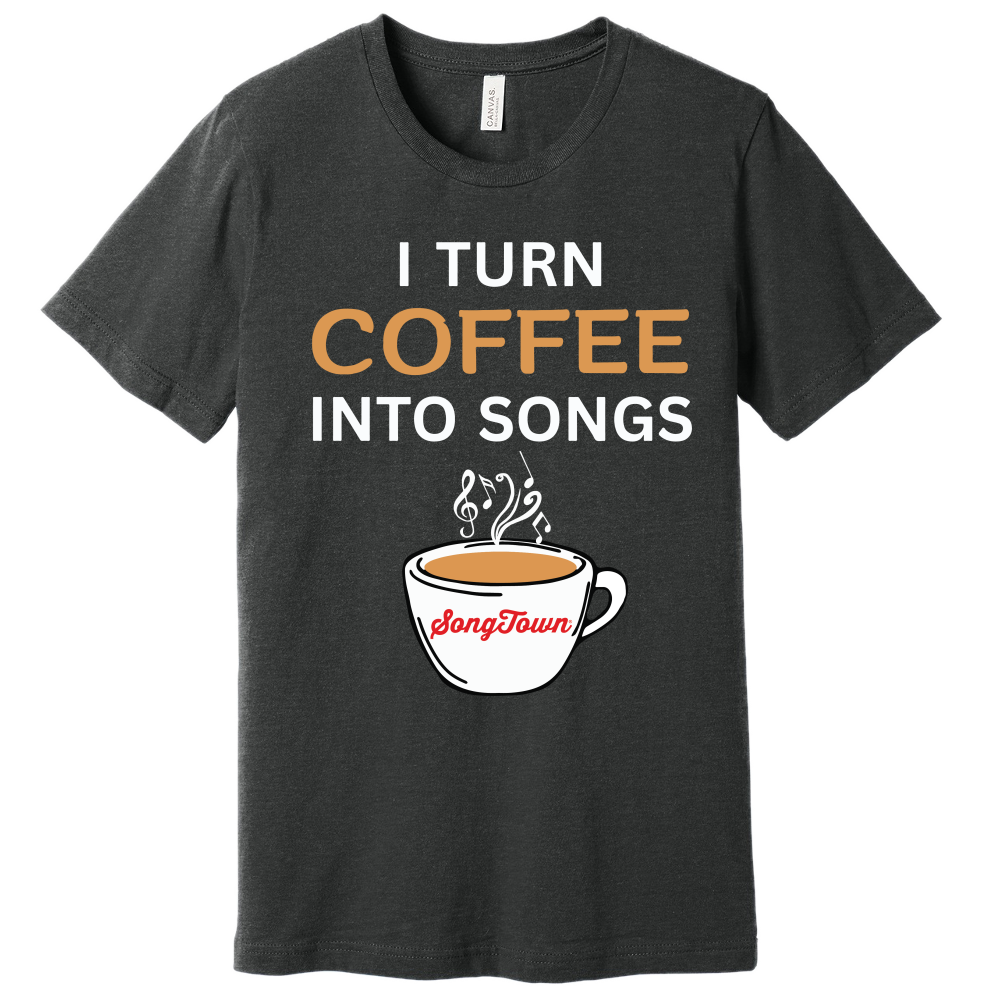 SongTown Dark Heather Coffee Tee