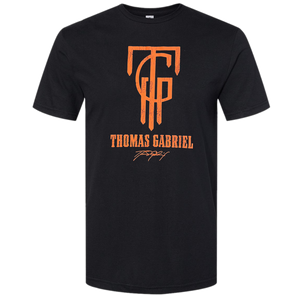 Thomas Gabriel Black Logo Tee
