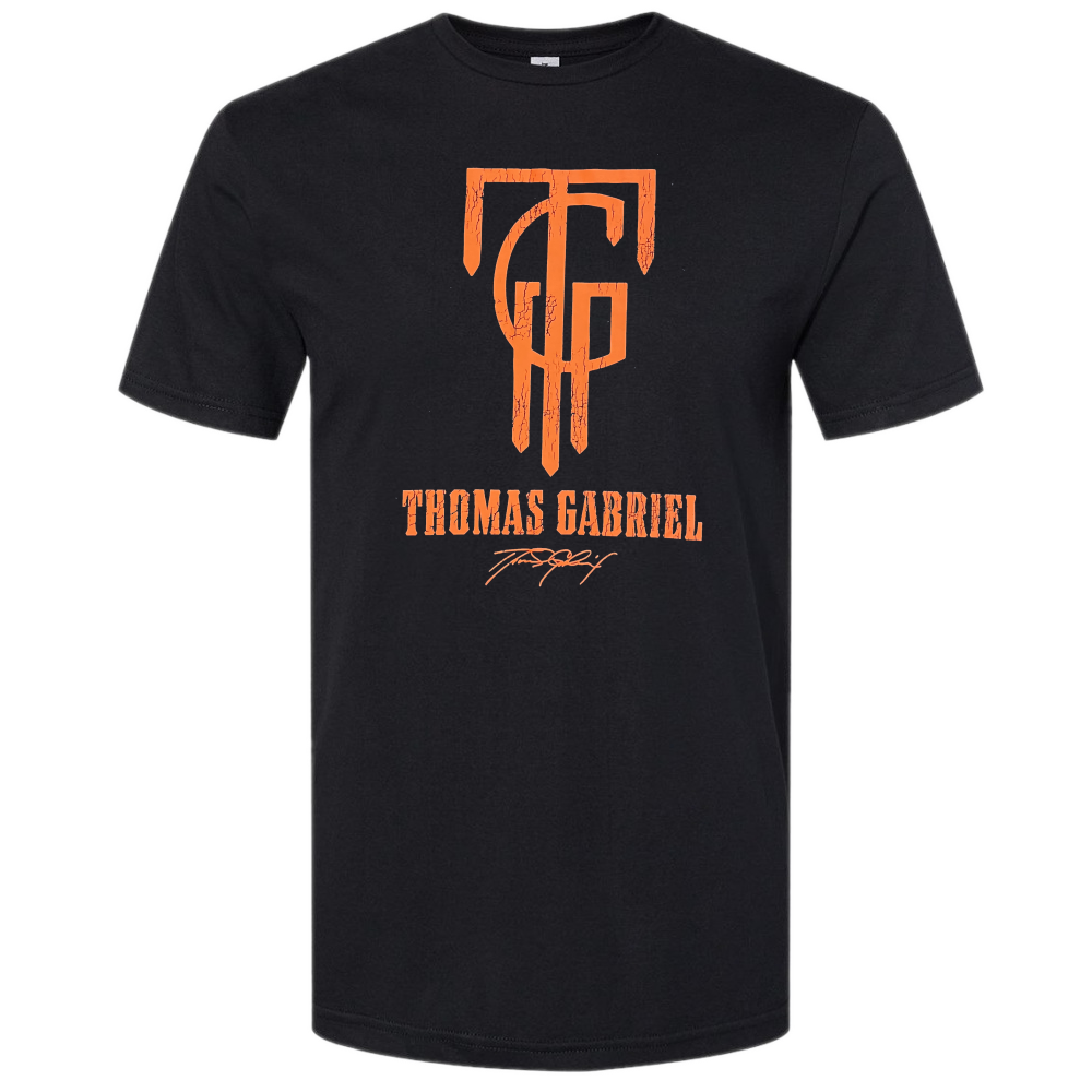 Thomas Gabriel Black Logo Tee