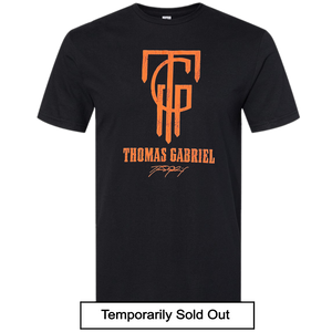 Thomas Gabriel Black Logo Tee
