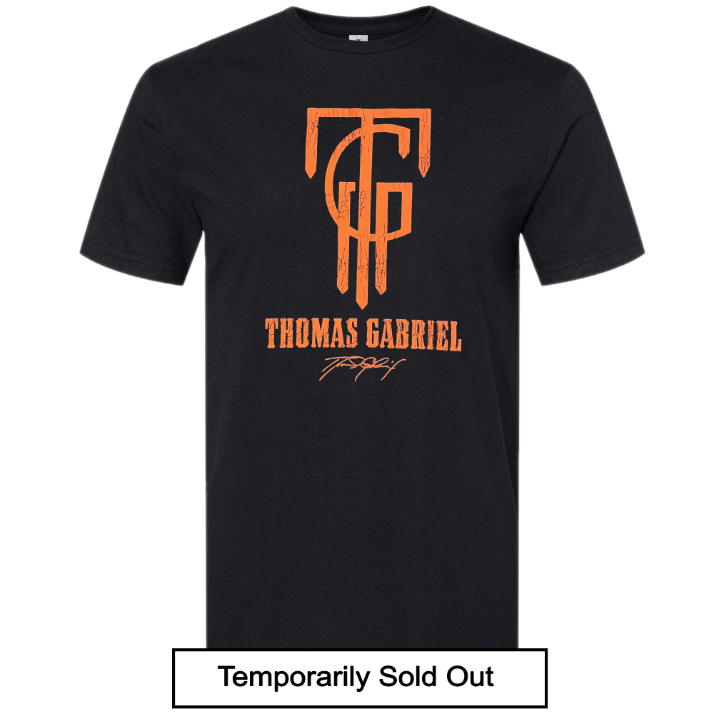 Thomas Gabriel Black Logo Tee
