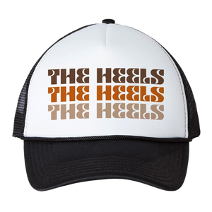 The Heels White and Black Trucker Hat