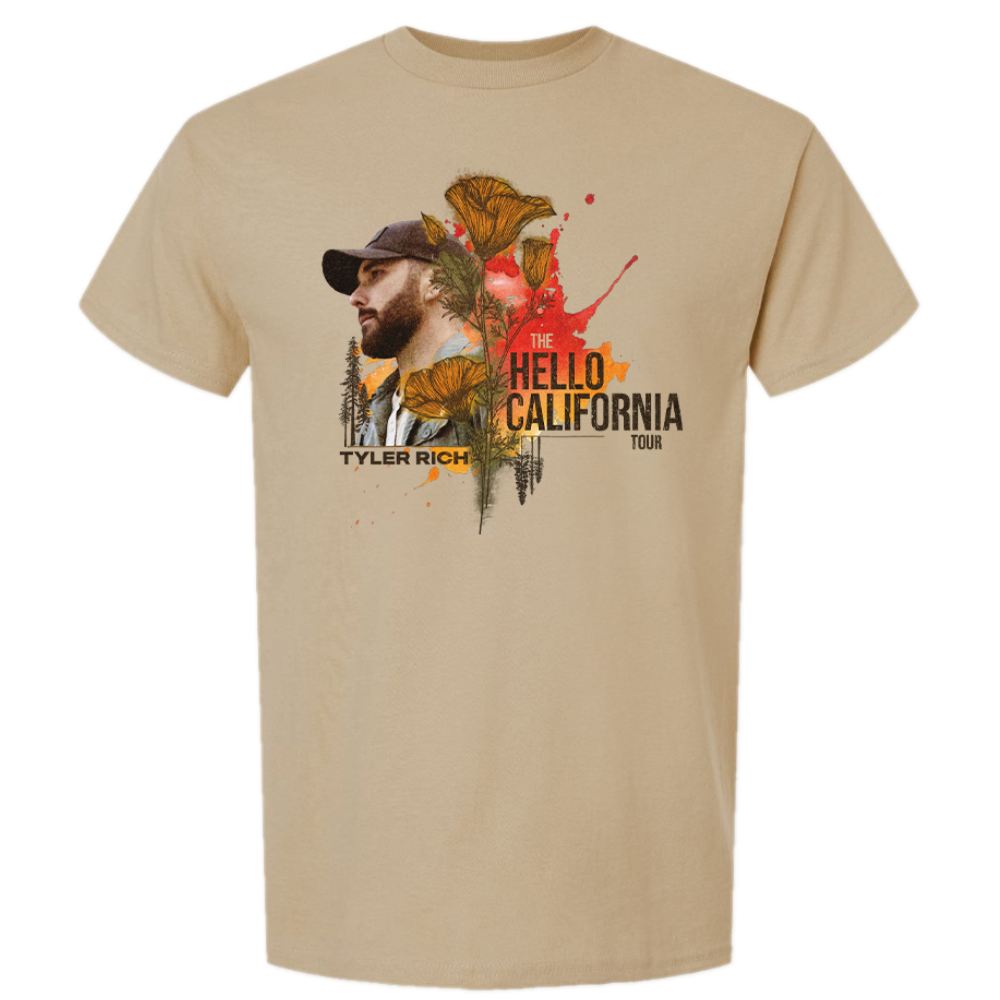 Tyler Rich Tan Tour Tee- PRE ORDER