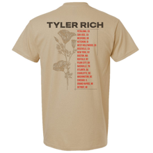 Load image into Gallery viewer, Tyler Rich Tan Tour Tee- PRE ORDER

