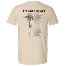 Load image into Gallery viewer, Tyler Rich Natural Leaving California Tour Tee

