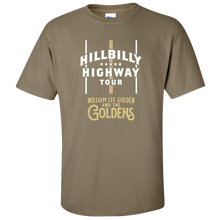 Load image into Gallery viewer, The Goldens Prairie Dust Hillbilly Highway Tour Tee
