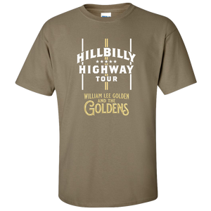 The Goldens Prairie Dust Hillbilly Highway Tour Tee