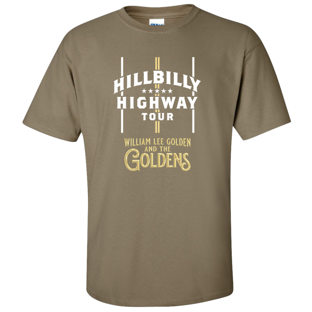The Goldens Prairie Dust Hillbilly Highway Tour Tee