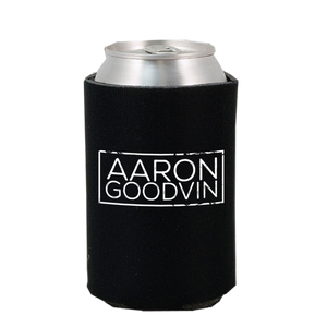 Aaron Goodvin Black Logo Can Coolie