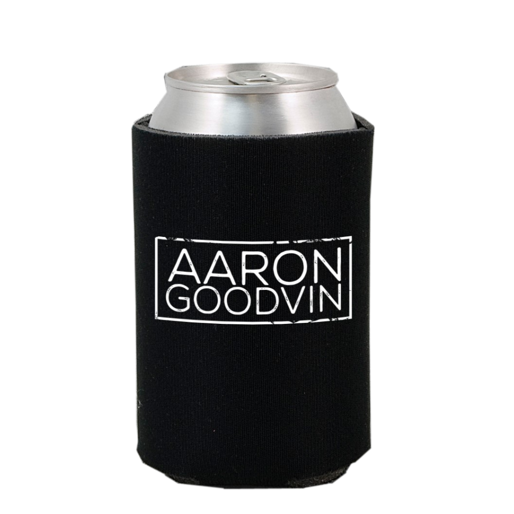 Aaron Goodvin Black Logo Can Coolie