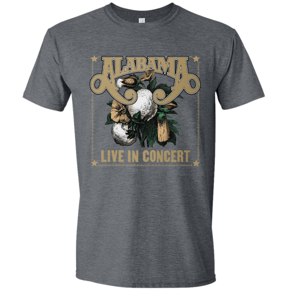 Alabama Dark Heather Tour Tee