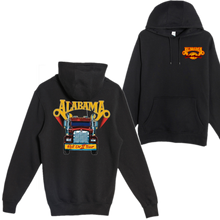 Load image into Gallery viewer, Alabama Black Roll On 2 Pull Over Hoodie
