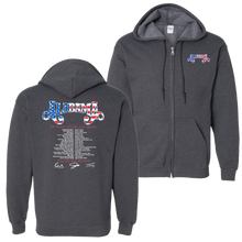 Load image into Gallery viewer, Alabama Dark Heather Zip Up Hoodie
