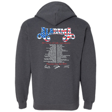 Load image into Gallery viewer, Alabama Dark Heather Zip Up Hoodie
