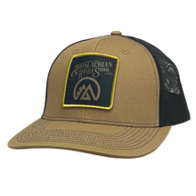 Load image into Gallery viewer, Appalachian Road Show Gold and Black Patch Ballcap
