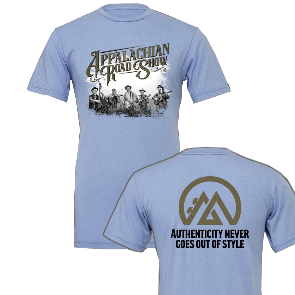 Appalachian Road Show Heather Blue Tee