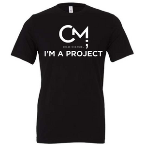 Chase McDaniel I'm A Project Black Tee