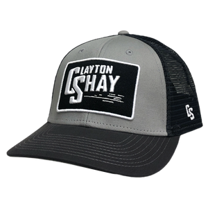 Clayton Shay Grey and Charcoal Ballcap