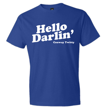 Load image into Gallery viewer, Hello Darlin&#39; Royal Blue Tee
