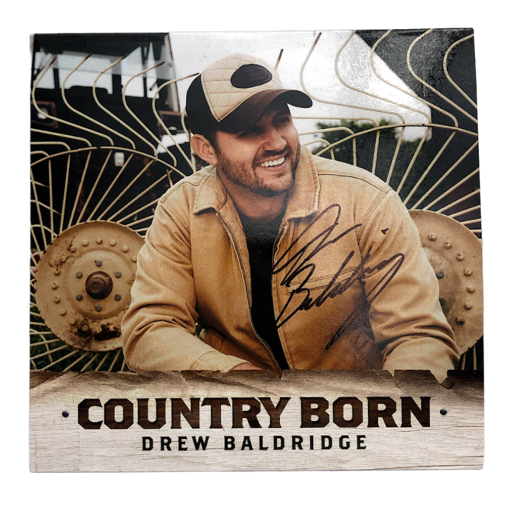 Drew Baldridge SIGNED Country Born CD