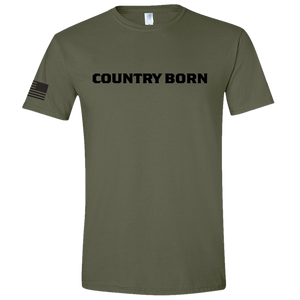 Drew Baldridge Military Green Country Born Tee