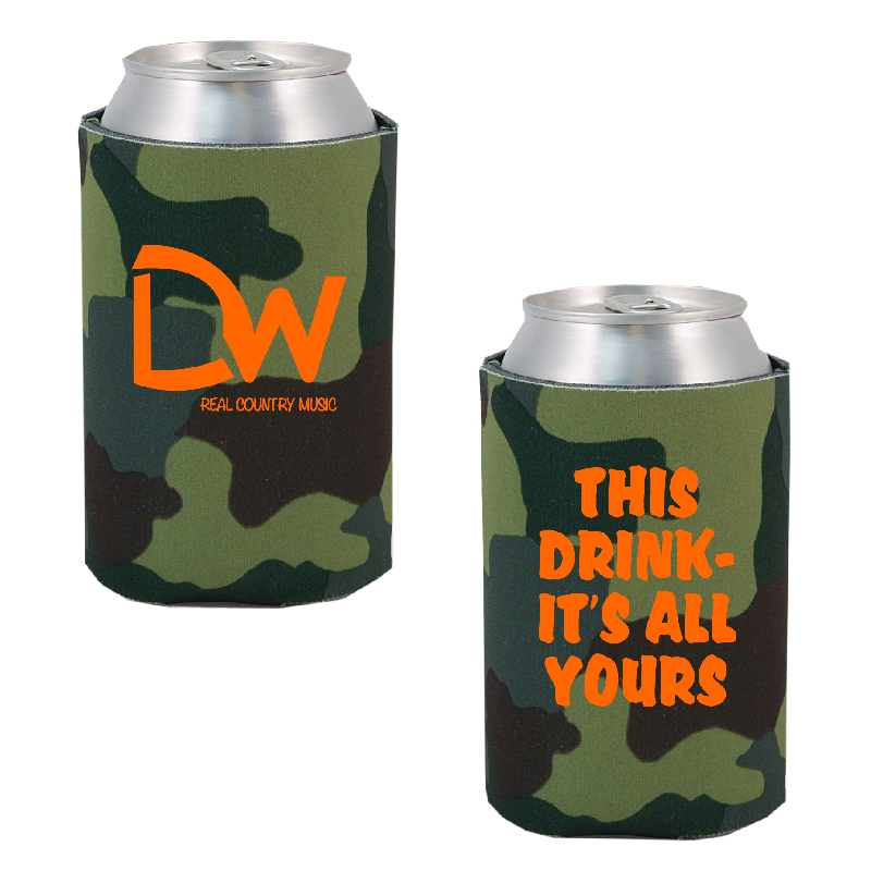 Dave Wilbert Camo Can Coolie