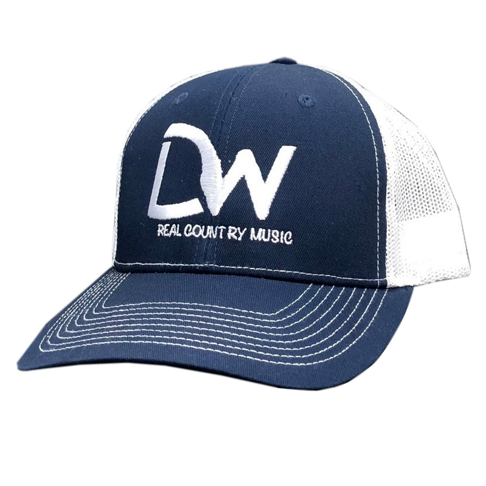 Dave Wilbert Navy and White Logo Ballcap