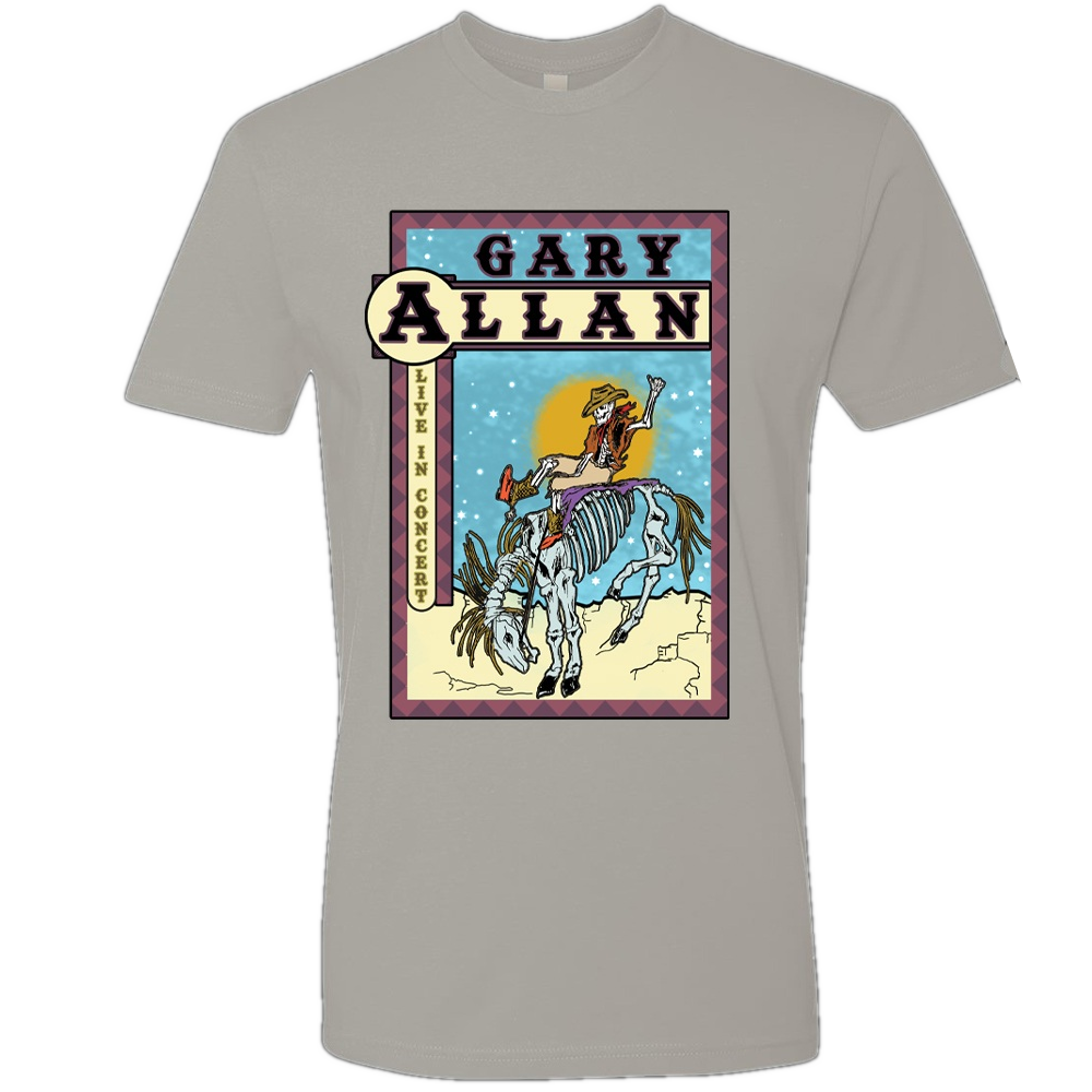 Gary Allan Grey Live In Concert Poster Tee