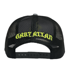 Load image into Gallery viewer, Gary Allan Heather Grey and Black Neon Ballcap
