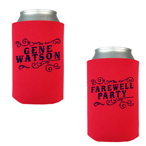 Gene Watson Farewell Party Red Can Coolie