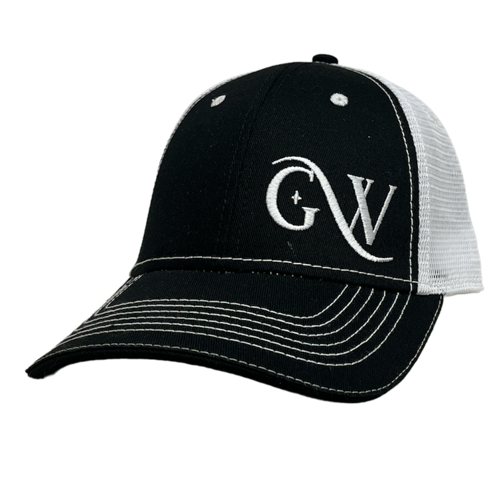 Gene Watson Black and White Logo Ballcap – Richards and Southern