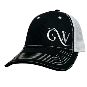 Gene Watson Black and White Logo Ballcap
