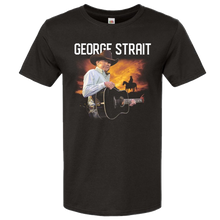 Load image into Gallery viewer, George Strait Black Horse Photo Tee
