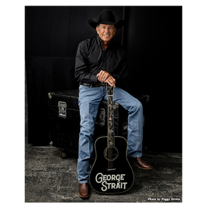 George Strait 8x10- Black Shirt