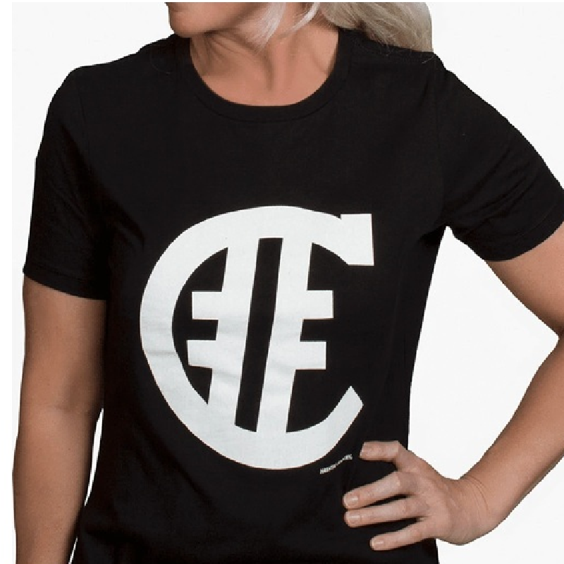 Hashtag Country Ladies Logo Black Tee