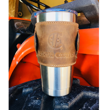 Load image into Gallery viewer, Hashtag Country Artisan Leather Logo Koozie
