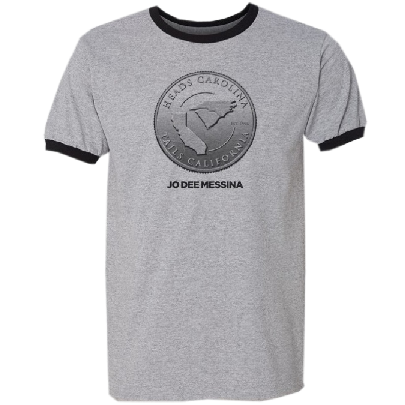 Jo Dee Messina Heather and Black Ringer Tee