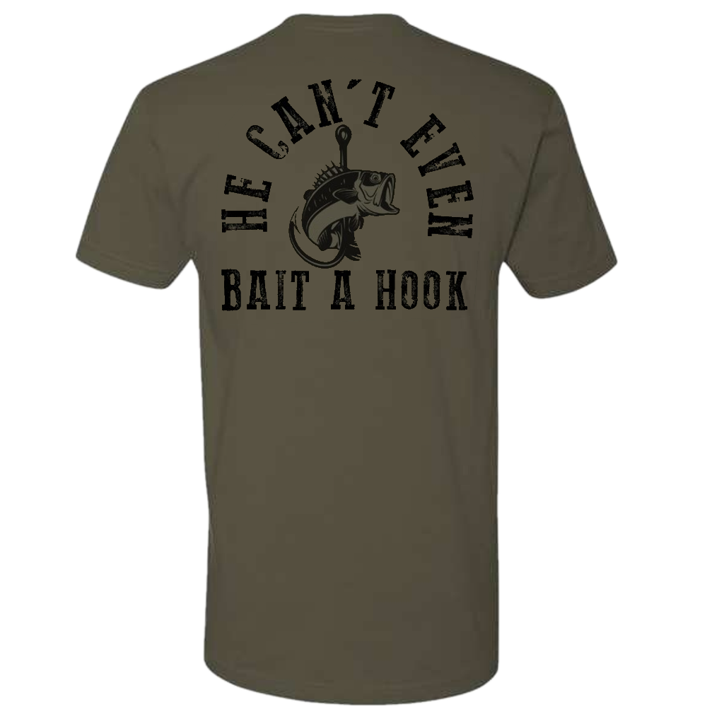 Justin Moore Military Green Bait A Hook Tee