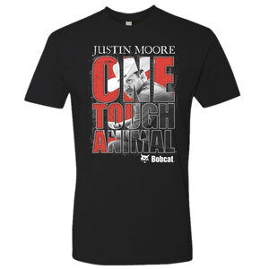Justin Moore One Tough Animal Black Tee