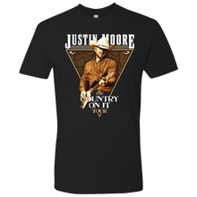Load image into Gallery viewer, Justin Moore Country On It Tour Tee
