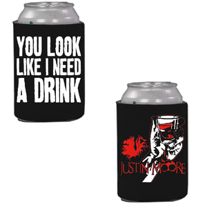Justin Moore Black Need A Drink Coolie