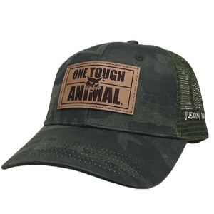 Justin Moore Green Camo One Tough Animal Ballcap