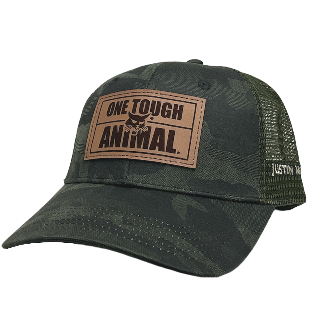 Justin Moore Green Camo One Tough Animal Ballcap