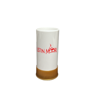 Justin Moore White Shotgun Shell Shotglass