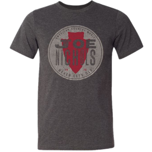 Joe Nichols Heather Dark Grey American Music Tee