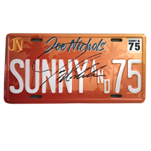 Load image into Gallery viewer, Joe Nichols Signed Sunny and 75 License Plate
