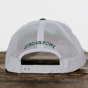 Jordan Rowe Green and White Support Local Farmers Hat