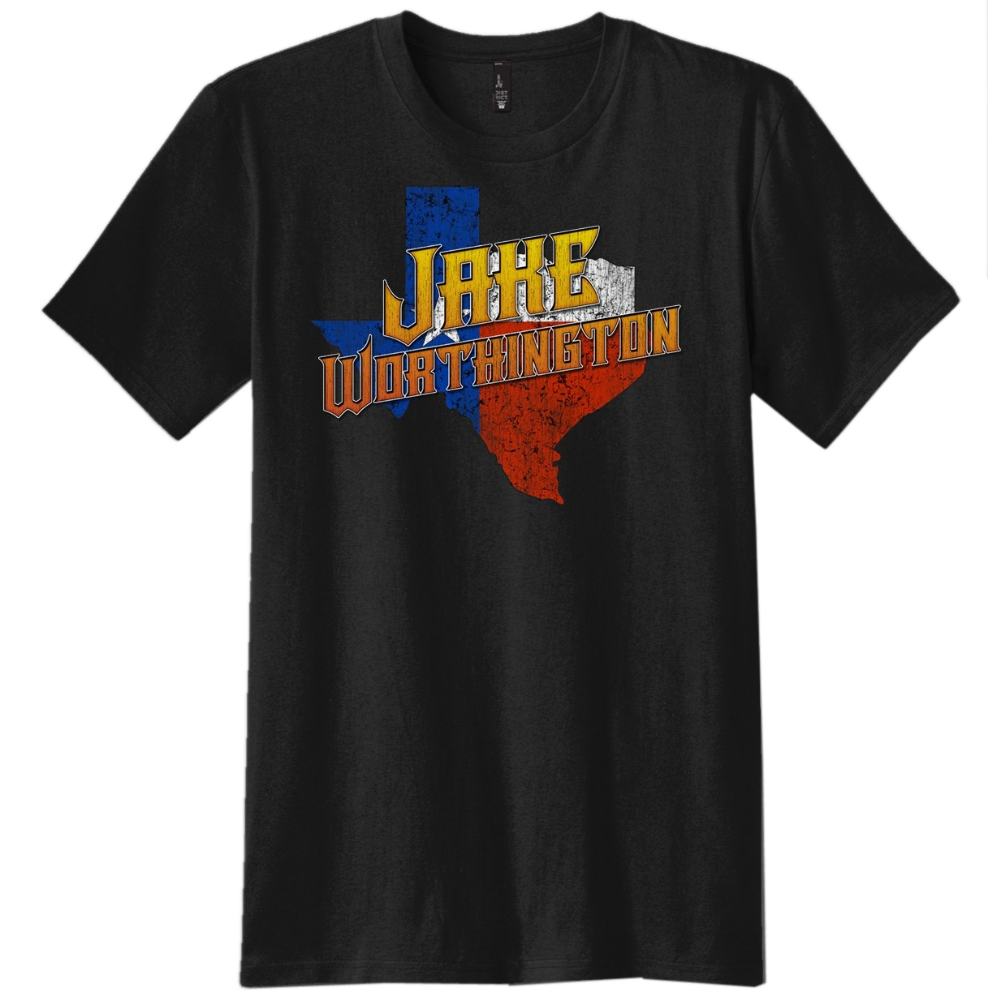 Jake Worthington Texas Black Tee