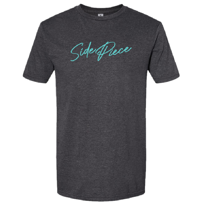 Julia Cole Unisex Black Mist Side Piece Tee
